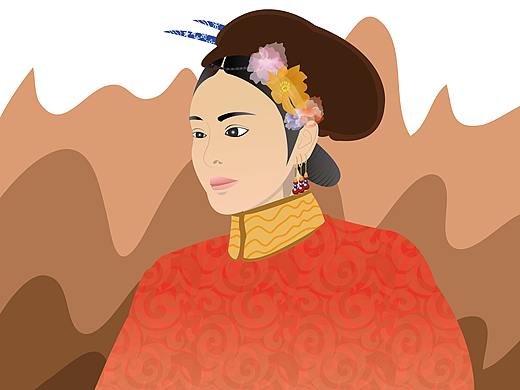 延禧攻略-富察皇后（个人主页-ZMjk0Mzg4MTI=） - 创作习作 - 站酷设计师残剑吻飞雪原创素材 - 站酷ZCOOL