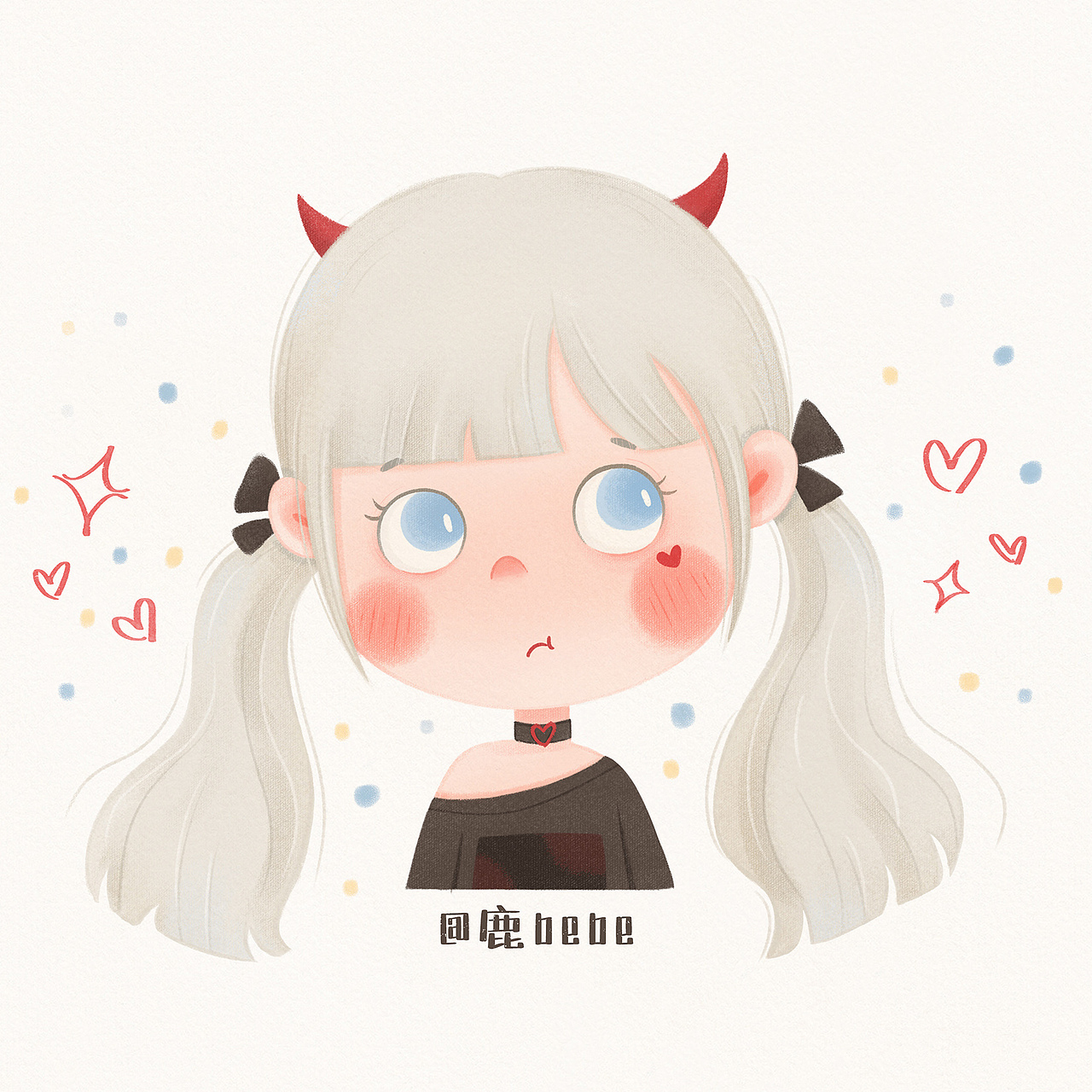 可爱头像插画 九十月份合集