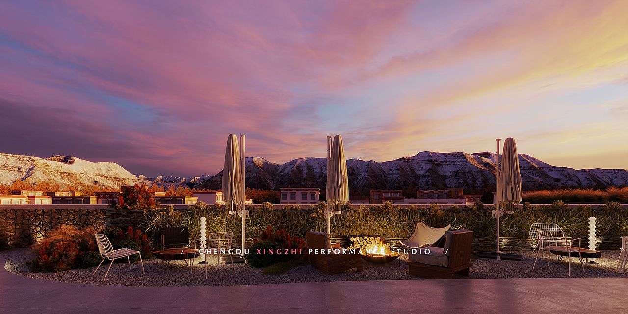 商业空间表现/ 餐厅 拉萨/ 辛丑年·戊戌月作