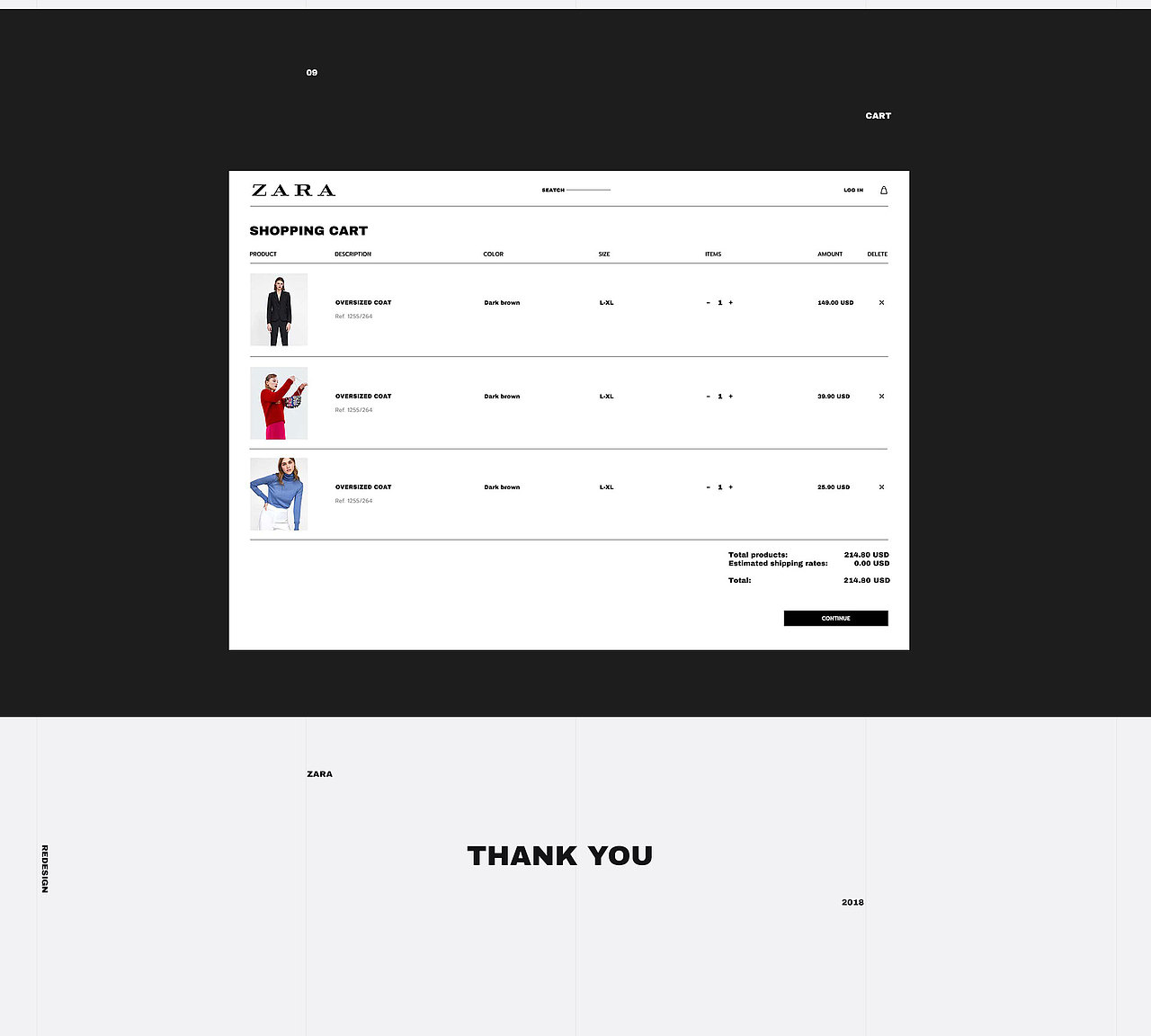 ZARA | Redesign（图ZMTQwNzM3Njg0） - 企业官网 - 站酷设计师Spencexo原创素材 - 站酷ZCOOL