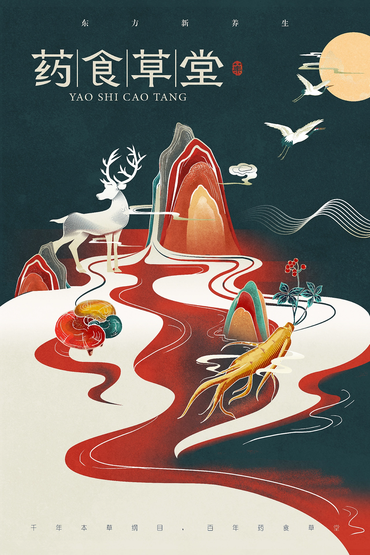 药食草堂品牌VIS案例