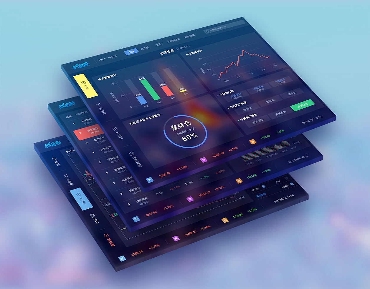 股票大数据页面设计