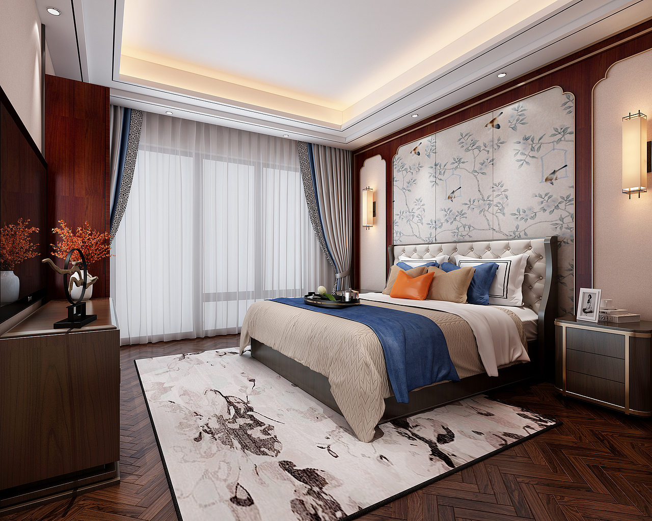 天津保利～住宅联排别墅室内效果图展示（图ZMTIyNDIyMDA0） - 家装设计 - 站酷设计师ADesigh原创素材 - 站酷ZCOOL