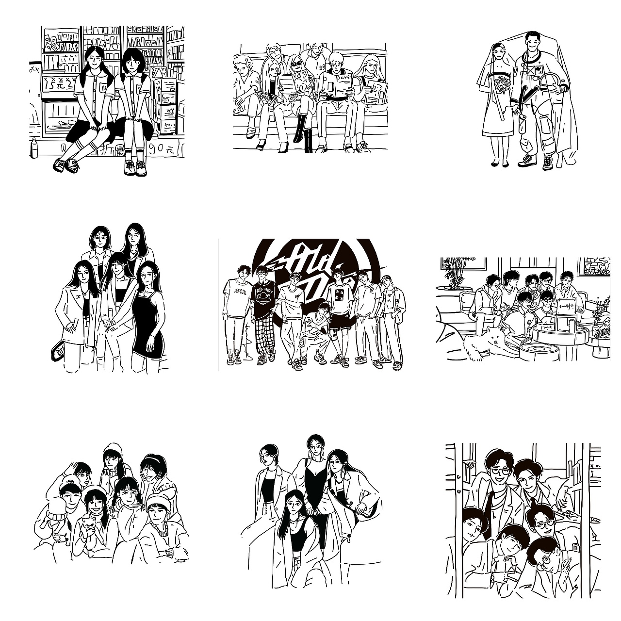 简笔画（图ZMjUxNDExMzY4） - 商业插画 - 站酷设计师况希希原创素材 - 站酷ZCOOL