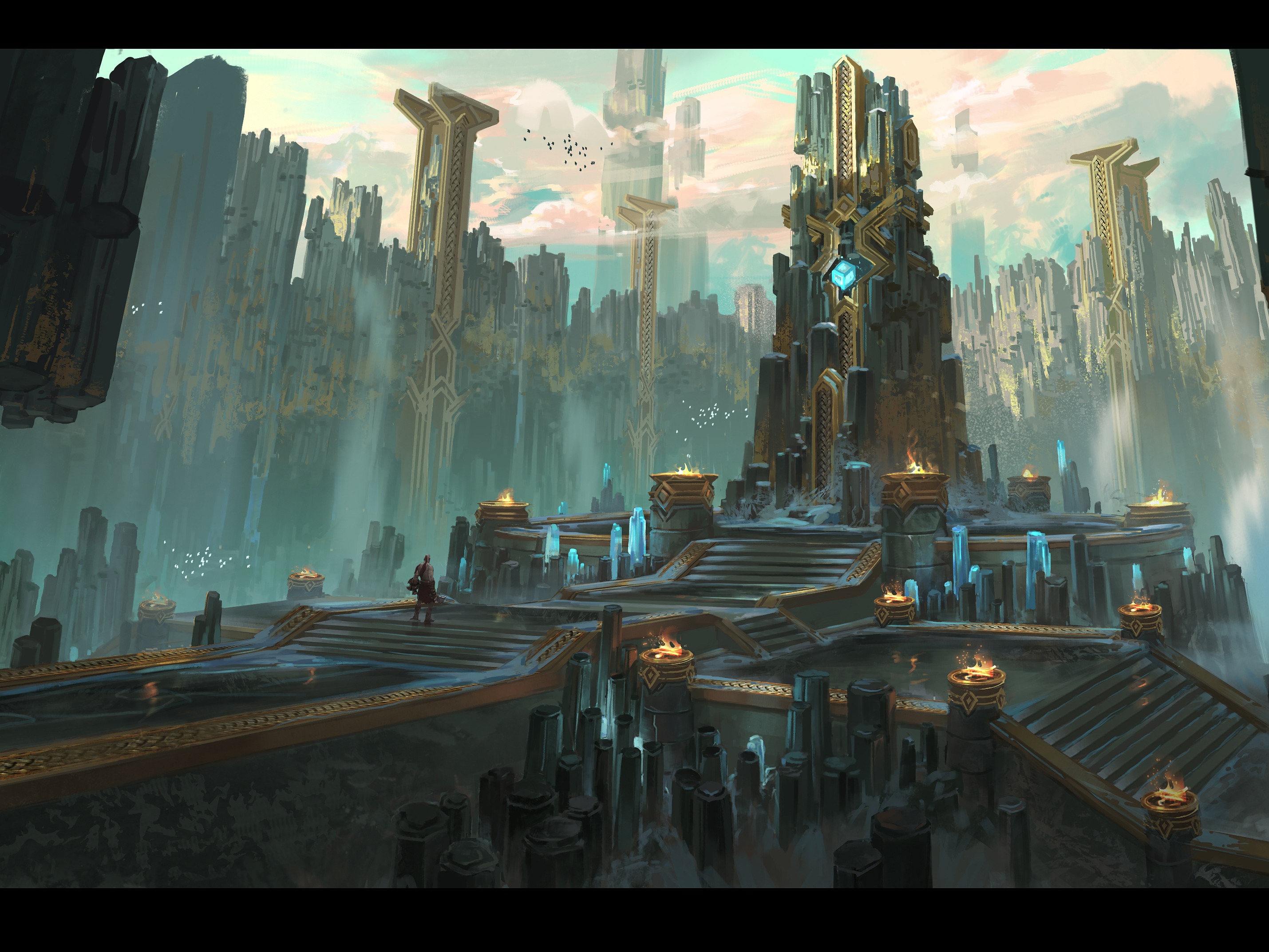 战神神台——概念设计_凡先生CG-站酷ZCOOL