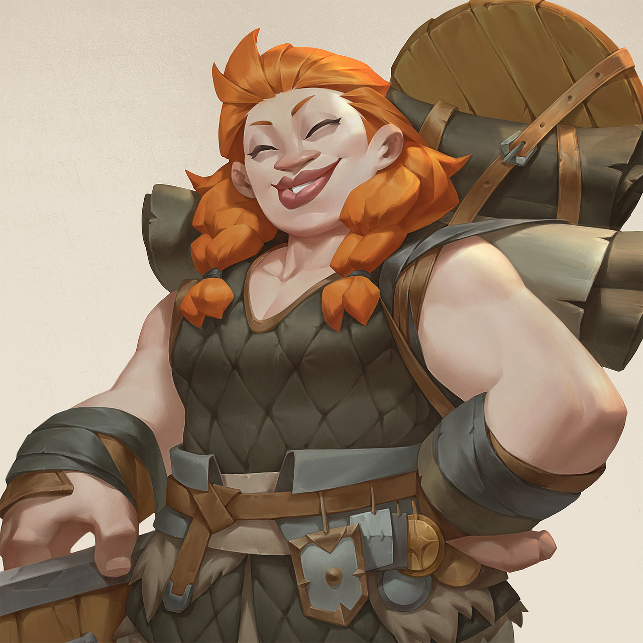 护甲商人|插画|游戏原画|星星翔_原创作品-站酷zcool