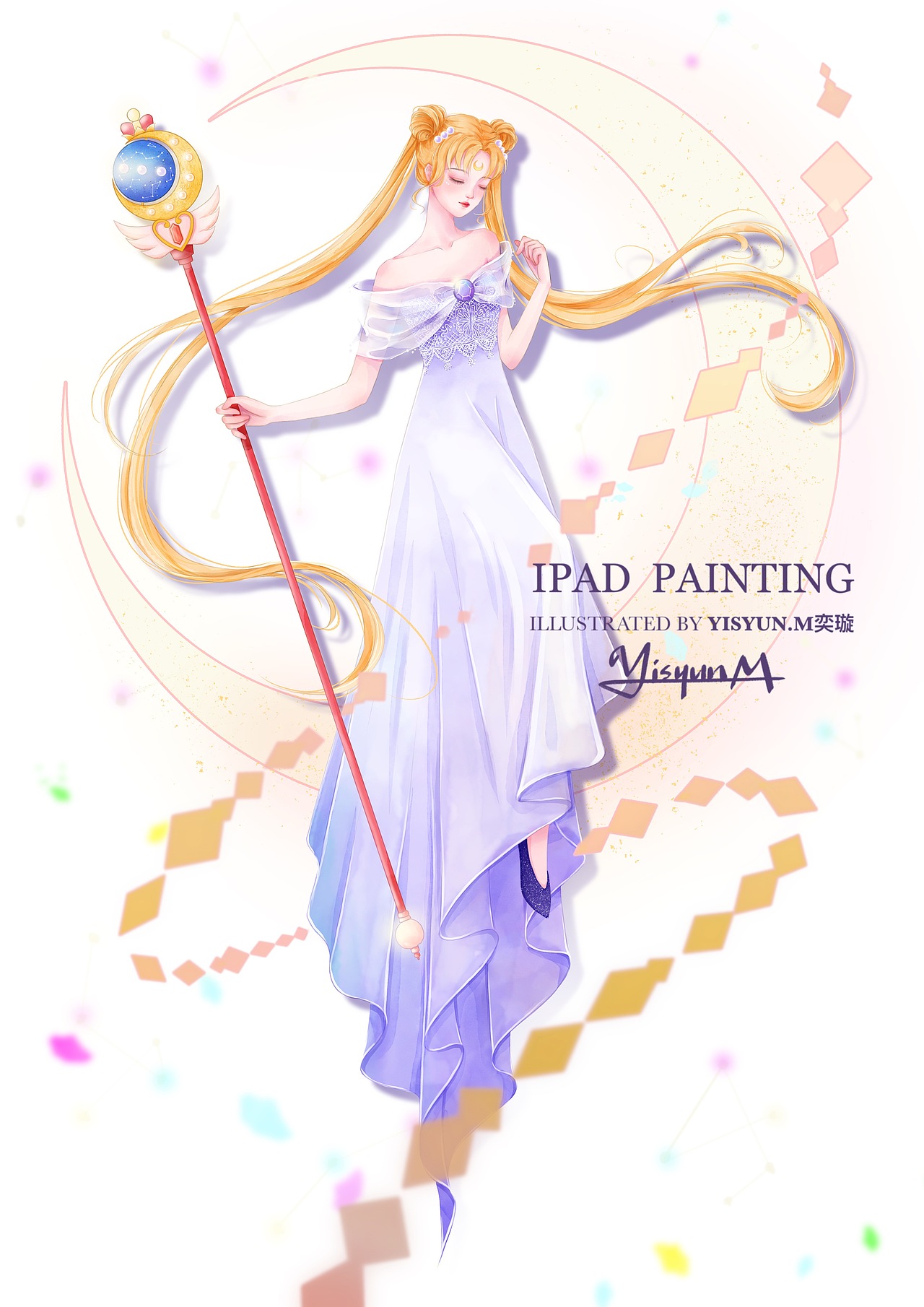 iPad绘-水冰月（图ZMjQ5NzkwODI4） - 商业插画 - 站酷设计师奕璇Yisyun原创素材 - 站酷ZCOOL