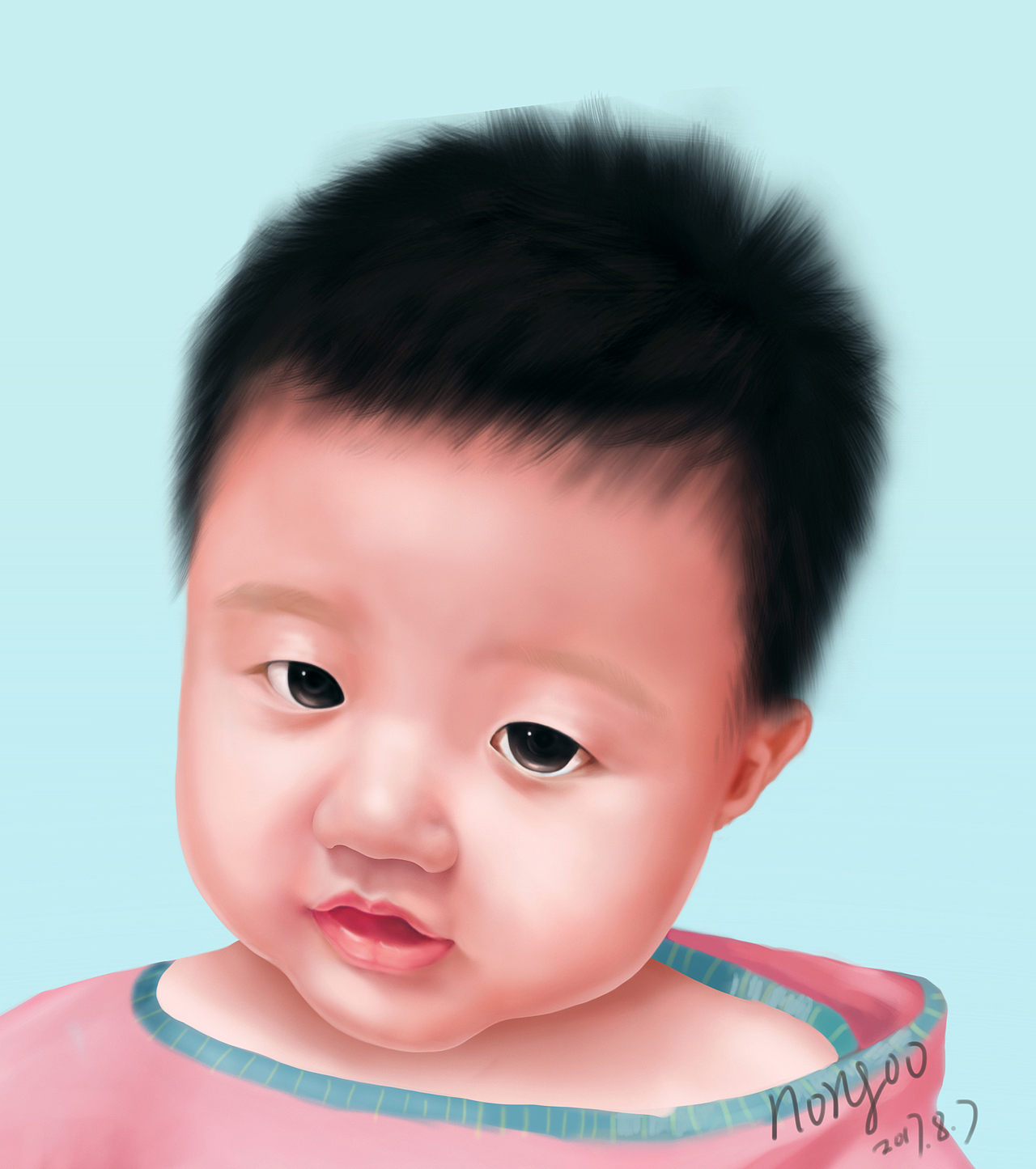 希望侄女快乐成长（图ZODgxMTI5NDg=） - 创作习作 - 站酷设计师轩轩Lucy原创素材 - 站酷ZCOOL