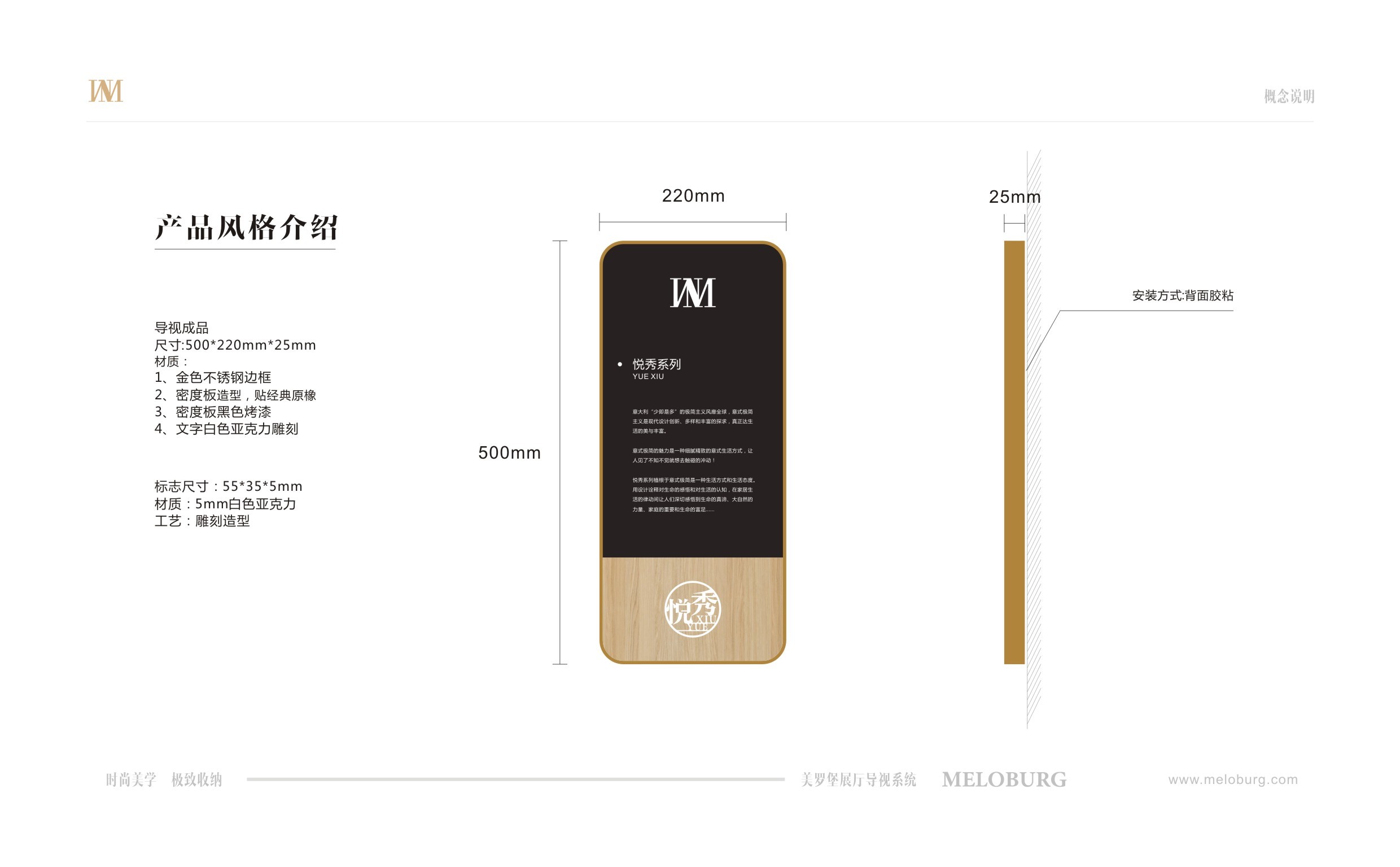 家居定制展厅导视设计