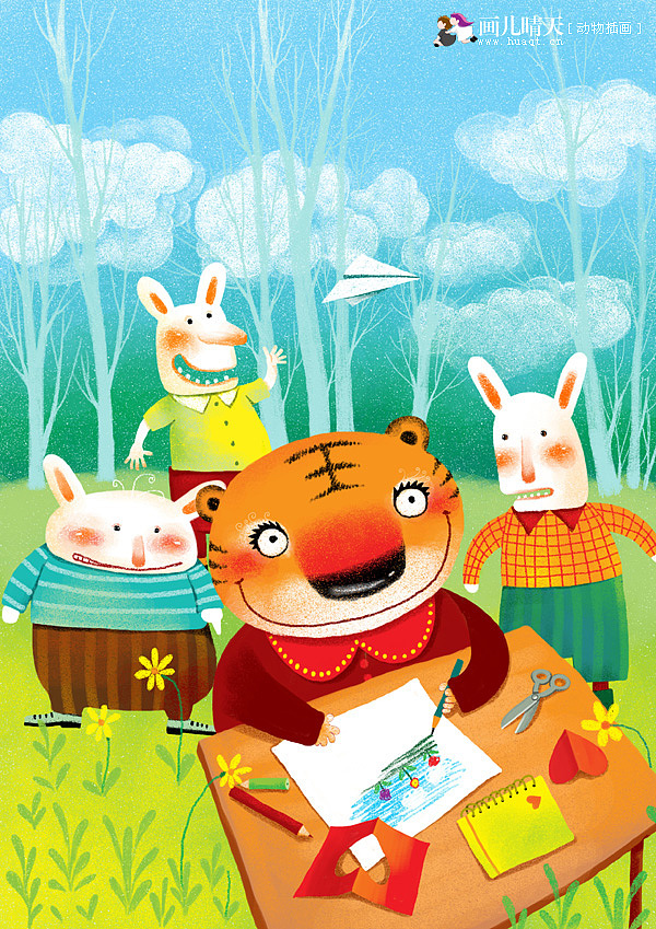 画儿晴天2012动物插画