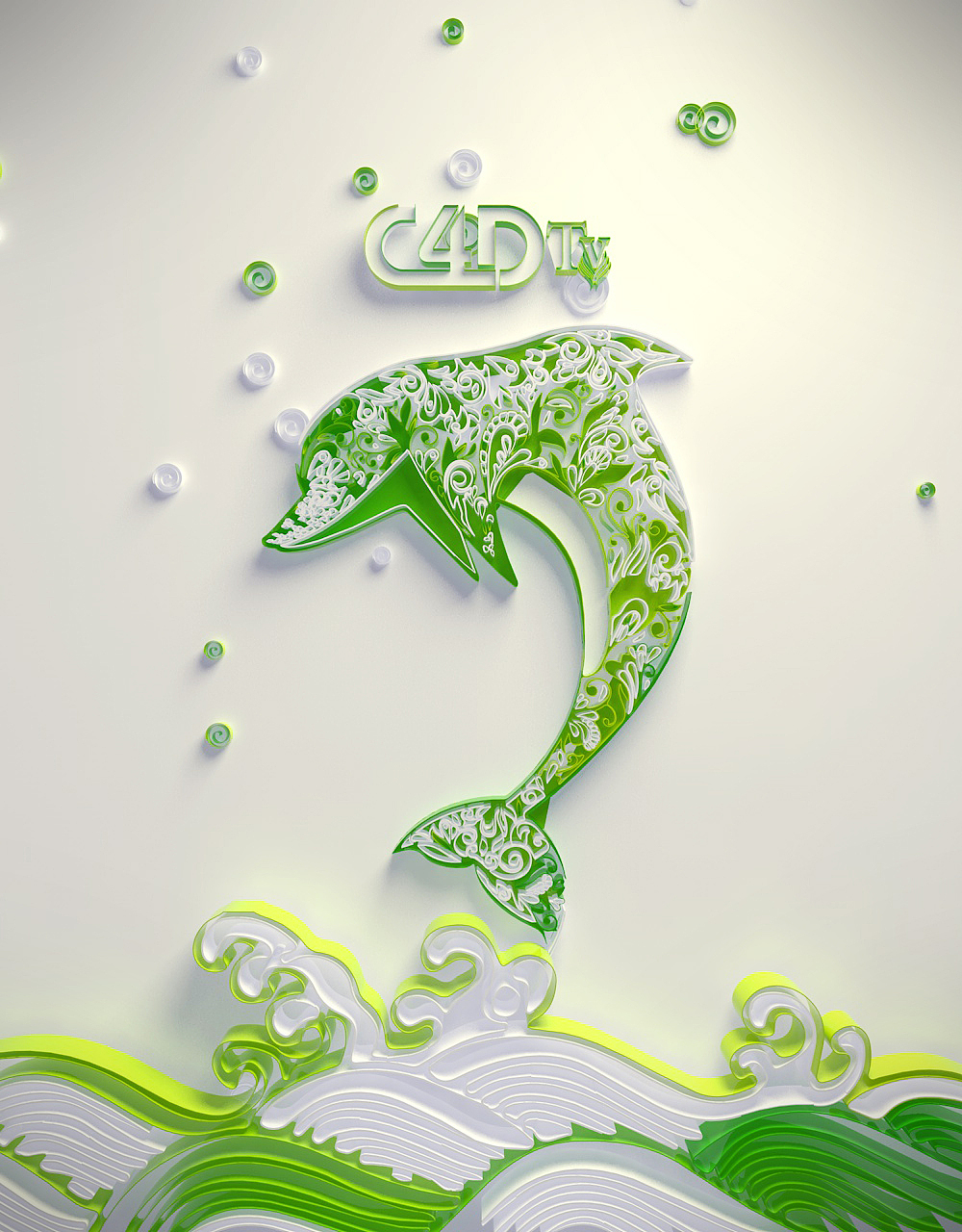 怎样用C4D快速制作简约图案效果（图ZOTYyMjk0MTI=） - 动画/影视 - 站酷设计师C4DTV原创素材 - 站酷ZCOOL