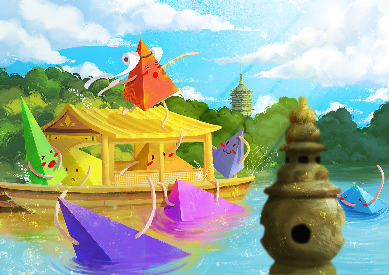 【吉祥物设计】走遍中国之量子家族