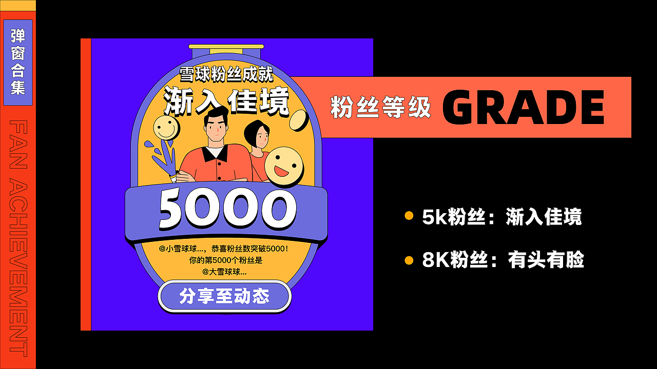 雪球粉丝成就（图ZMjQwMDI2MTA0） - 商业插画 - 站酷设计师Eva小春天原创素材 - 站酷ZCOOL