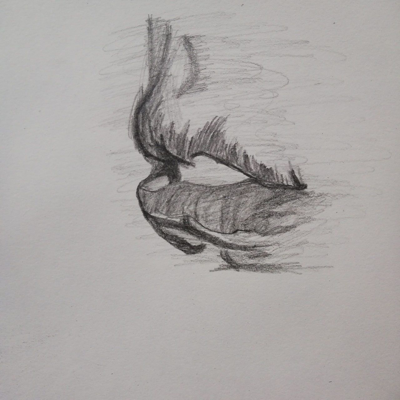 大一时候的素描作品