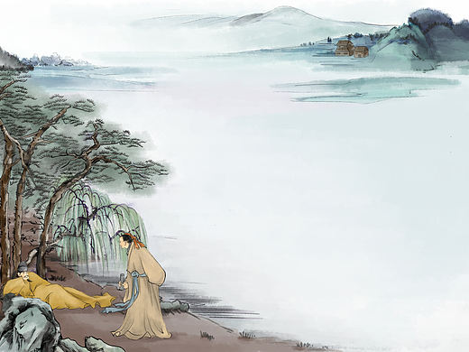 挑幾張中國(guó)風(fēng)的 之前畫過一批唐詩宋詞三百首的單子（個(gè)人主頁-ZMTM3NTYwNjg=） - 商業(yè)插畫 - 站酷設(shè)計(jì)師milk藍(lán)朵原創(chuàng)素材 - 站酷ZCOOL