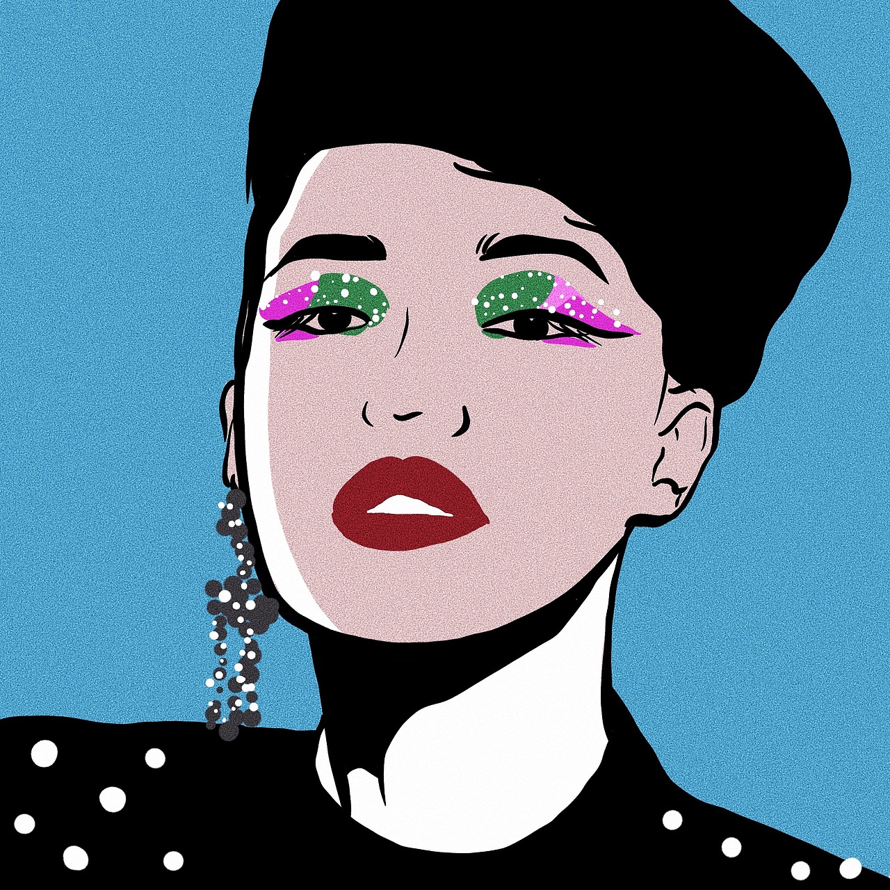 ReneeKuo时装插画头像