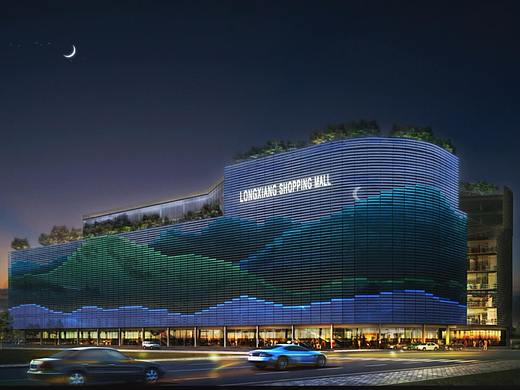 曾经的商场外建筑灯光概念设计