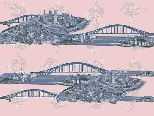 SANCHIALAU城市漫游横琴系列印花创作
