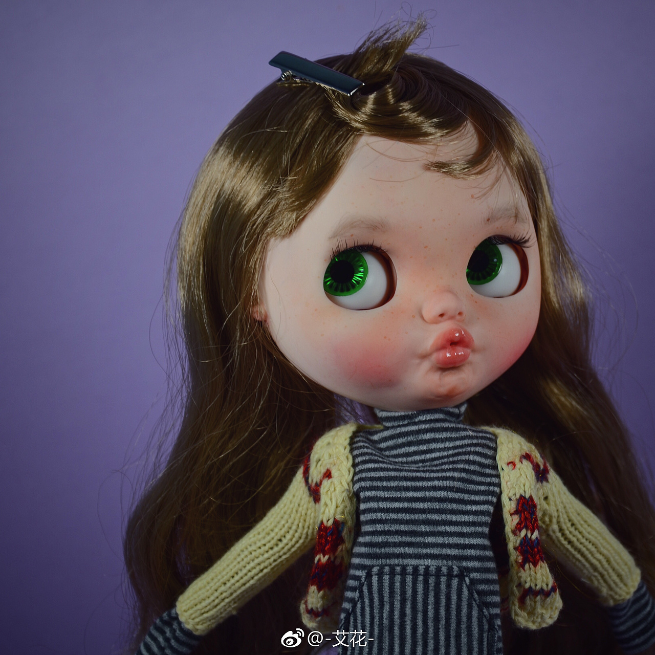 Blythe#艾花#起床气被治愈了（图ZMTY2MzcyODc2） - 手办/模玩 - 站酷设计师艾花原创素材 - 站酷ZCOOL