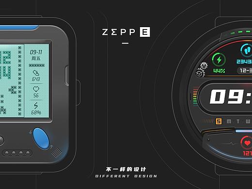 方块童年游戏机、黑暗之光-ZEEP表盘设计