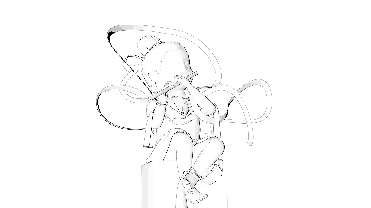 敦煌之殇IP三维设计（图ZMjQxNDY3MjMy） - 人物/生物 - 站酷设计师by牧民原创素材 - 站酷ZCOOL