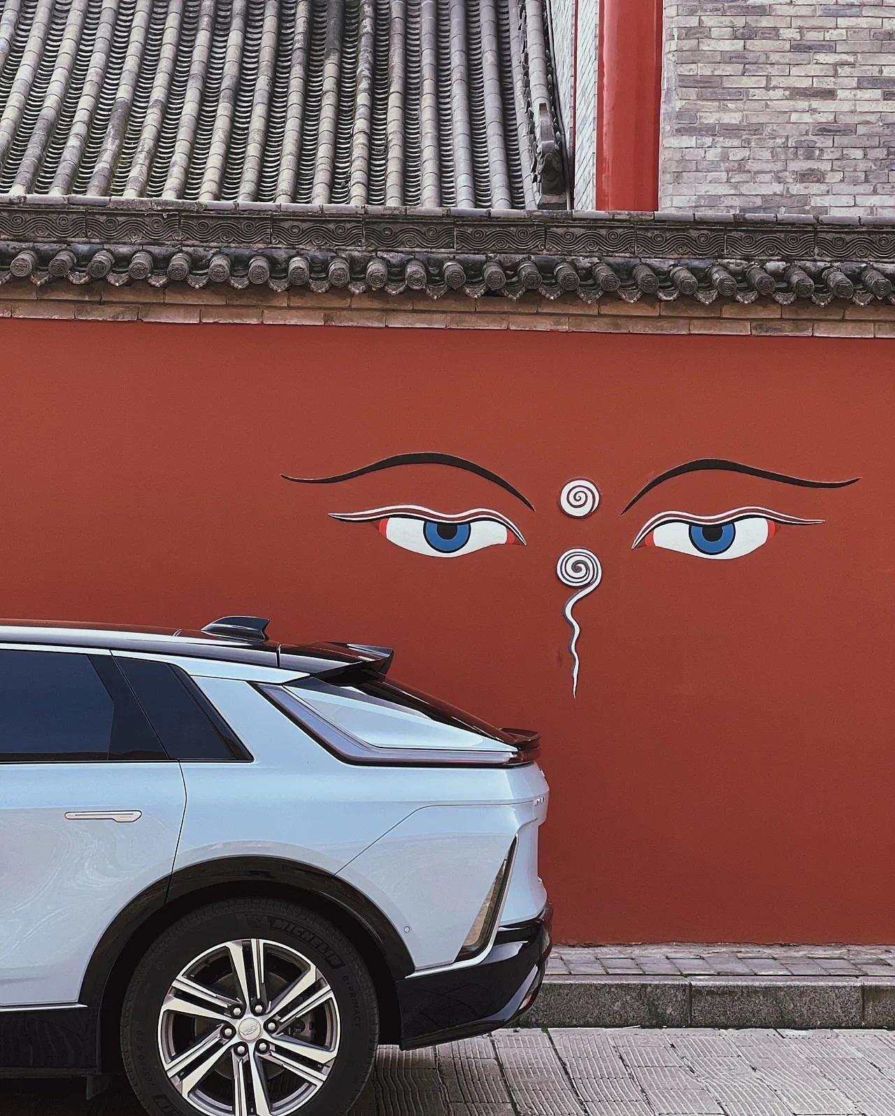 我为西安广仁寺绘制 红墙•佛眼（图ZMzM0ODQ0NTk2） - 绘画 - 站酷设计师许继雷原创素材 - 站酷ZCOOL