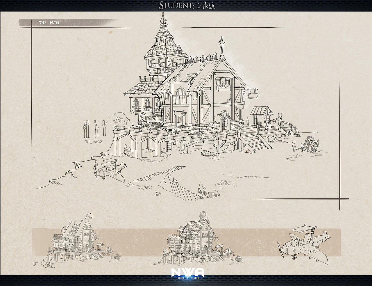 NWA守夜人第一期影视插画班 学员作品part3（图ZMTM4MTE2Mjg=） - 概念设定 - 站酷设计师QueenStudios原创素材 - 站酷ZCOOL