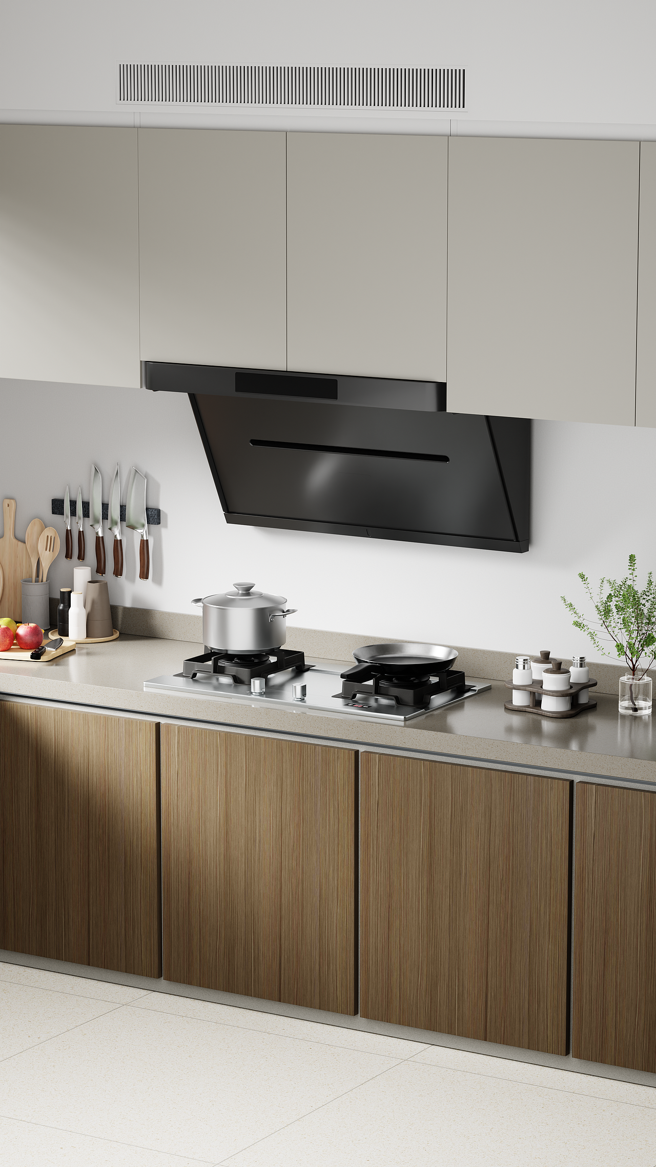 厨房场景渲染练习（图ZMzgzNDMxMzU2） - 场景 - 站酷设计师WB设计原创素材 - 站酷ZCOOL