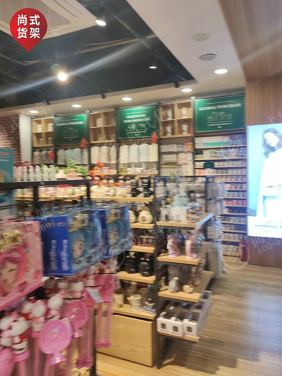 山西现代简约化妆品展示柜调色师彩妆系列生产厂家