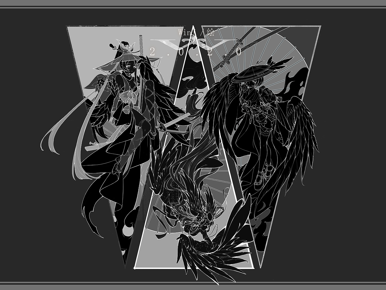 新年快乐（图ZMjYyMjY2OTE2） - 创作习作 - 站酷设计师WinJ绘原创素材 - 站酷ZCOOL