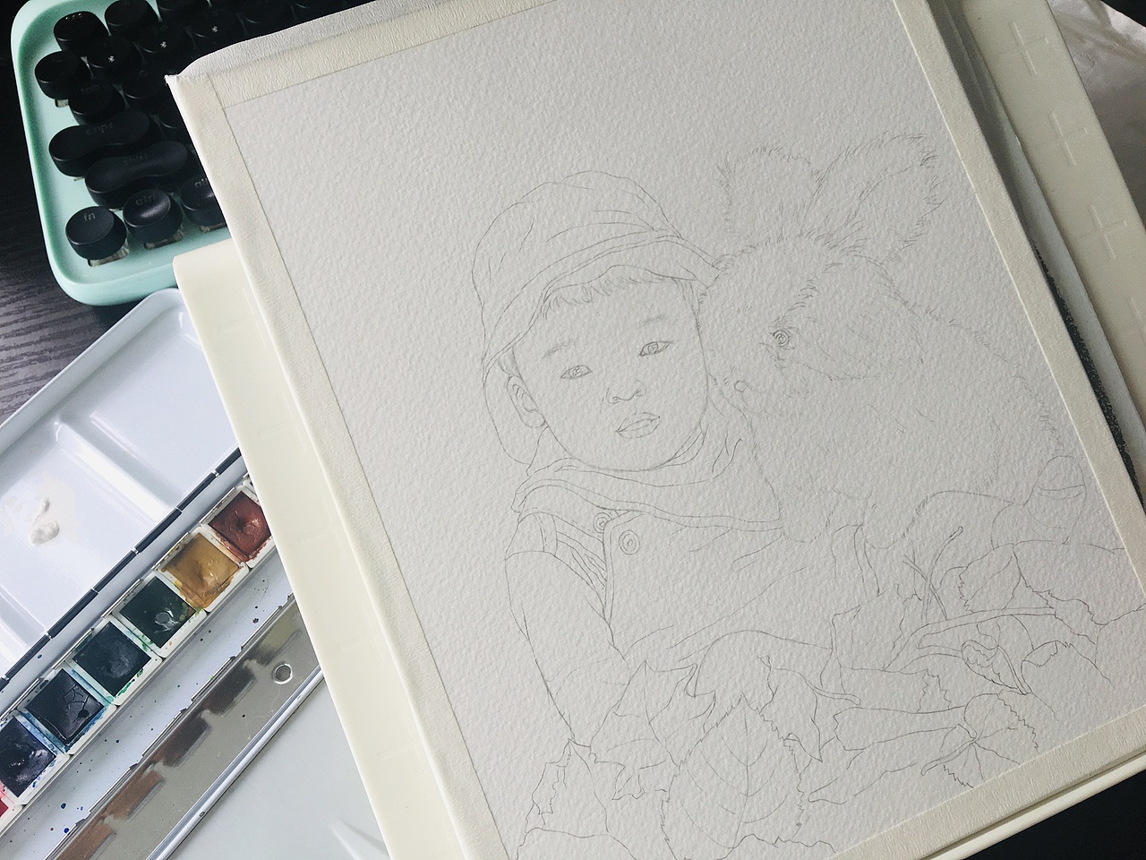 【水彩手绘】人物肖像绘制-已商用（图ZMjI1OTAyNzA0） - 绘本 - 站酷设计师北极以北821015原创素材 - 站酷ZCOOL