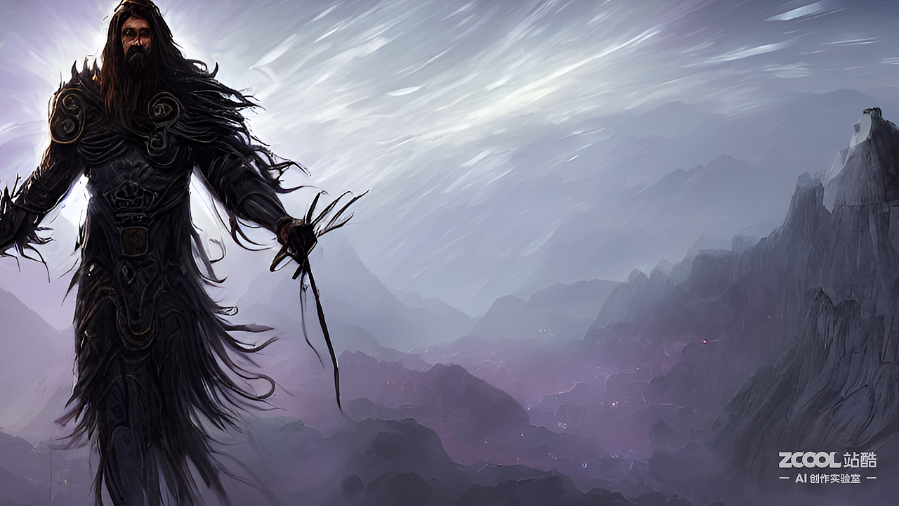 #AI创作实验室#神之子（图ZMzIxMDM3Nzc2） - AI作品 - 站酷设计师橙核原创素材 - 站酷ZCOOL