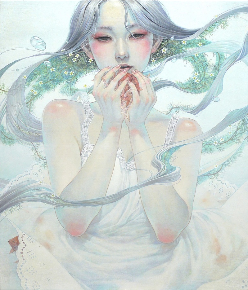 日本画家平野美保的插画（图ZNTczMzUzMjQ=） - 艺术插画 - 站酷设计师Mr周先生原创素材 - 站酷ZCOOL