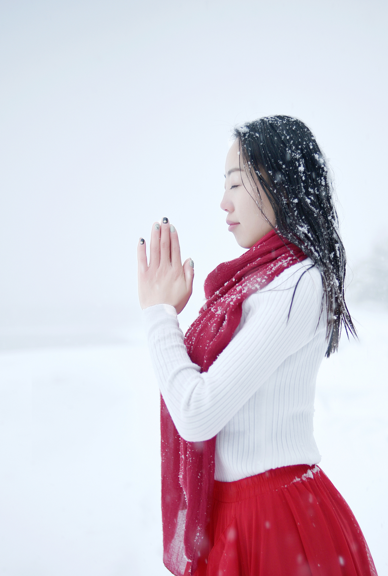 best小霞-雪景（图ZNjQyMTcxMzI=） - 人像摄影 - 站酷设计师best小霞原创素材 - 站酷ZCOOL