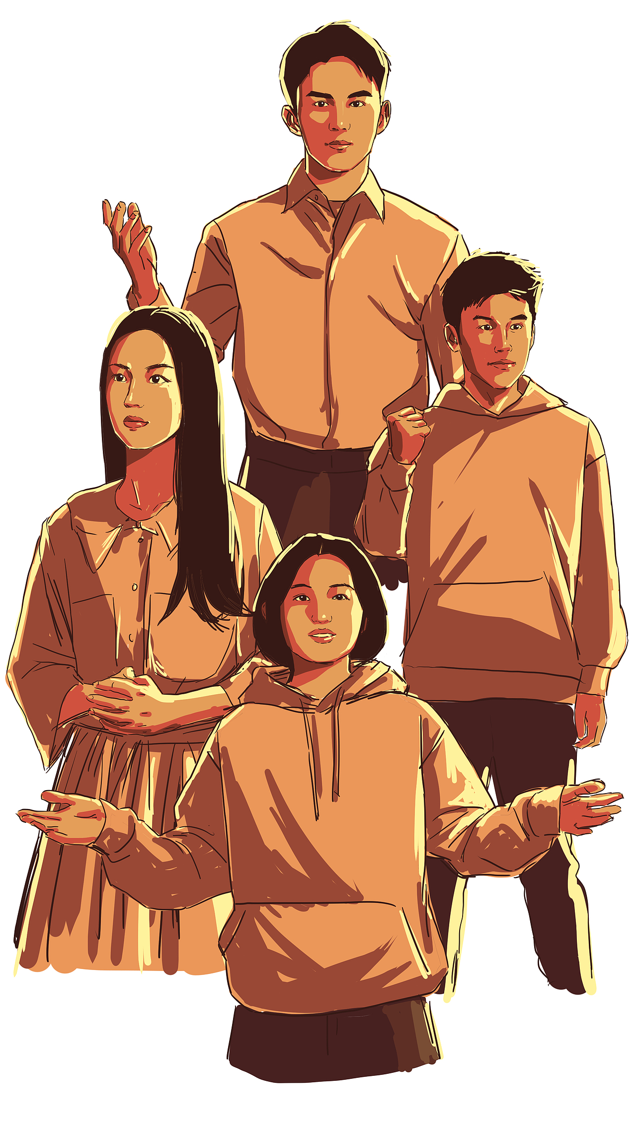 一百年正青春视觉海报