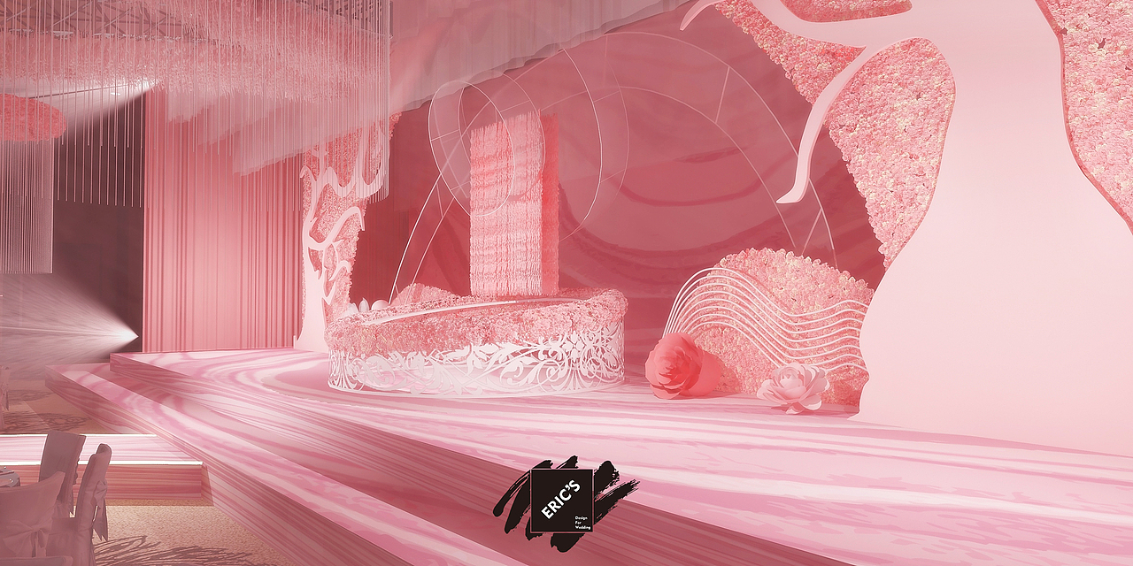 3d婚礼效果图（图ZODQzMDk2NjA=） - 场景 - 站酷设计师Eric婚礼3D设计原创素材 - 站酷ZCOOL