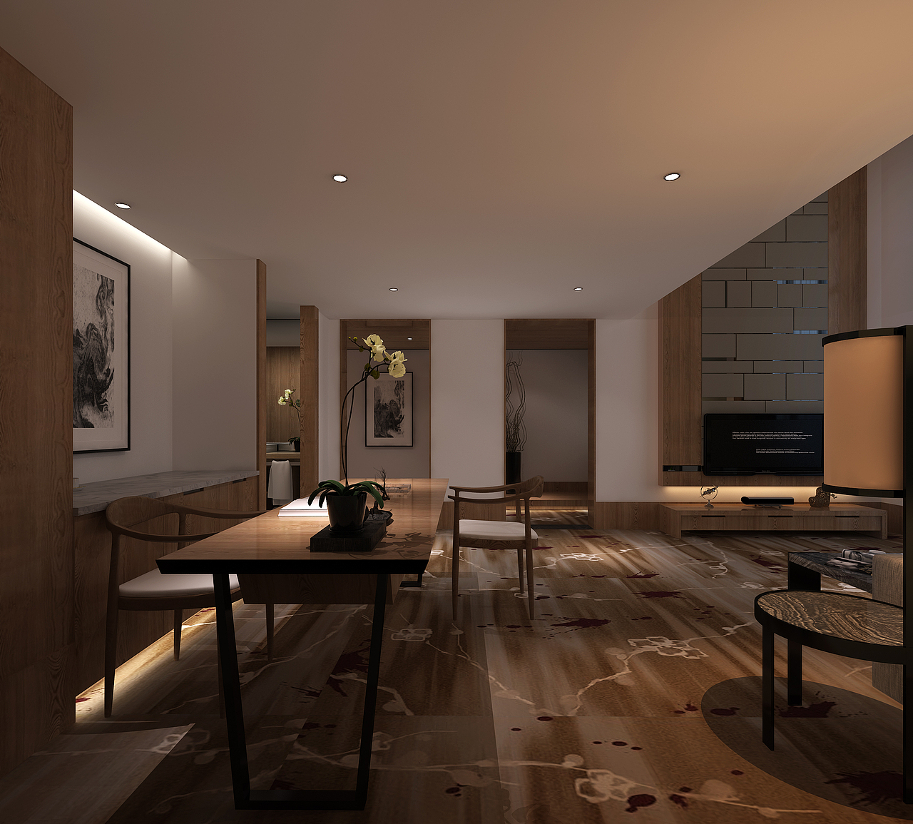 长沙酒店设计—LOFT复式精品酒店设计