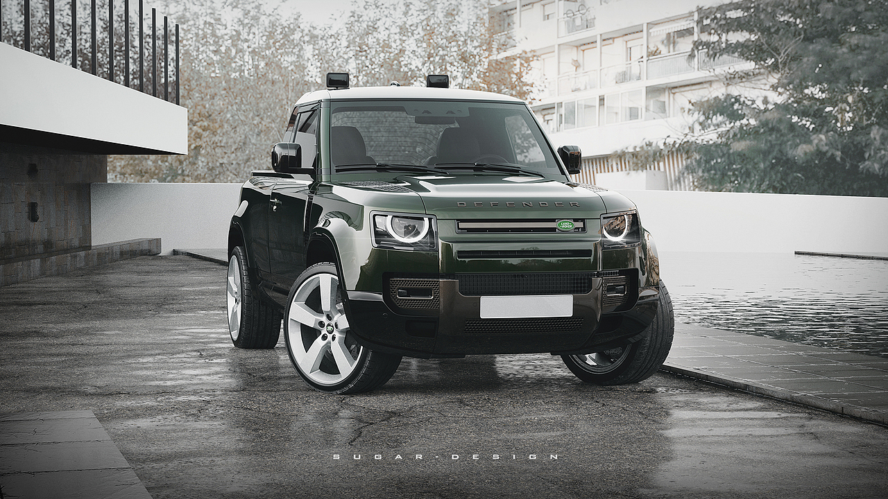 路虎卫士110皮卡新车预览