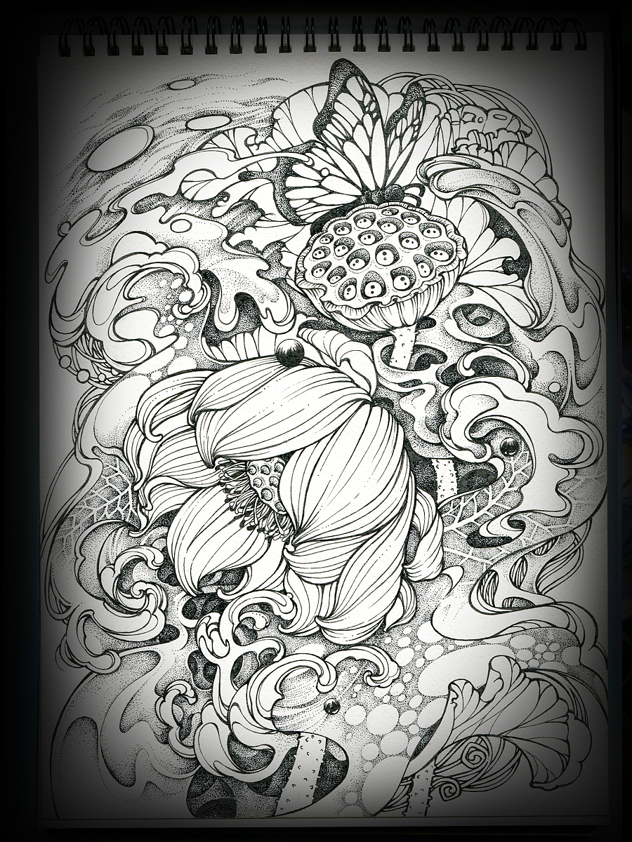 一花一世界(图ZNTIzNzg3Njg=) - 新锐潮流插画 - 站酷设计师吴大猫原创素材 - 站酷ZCOOL