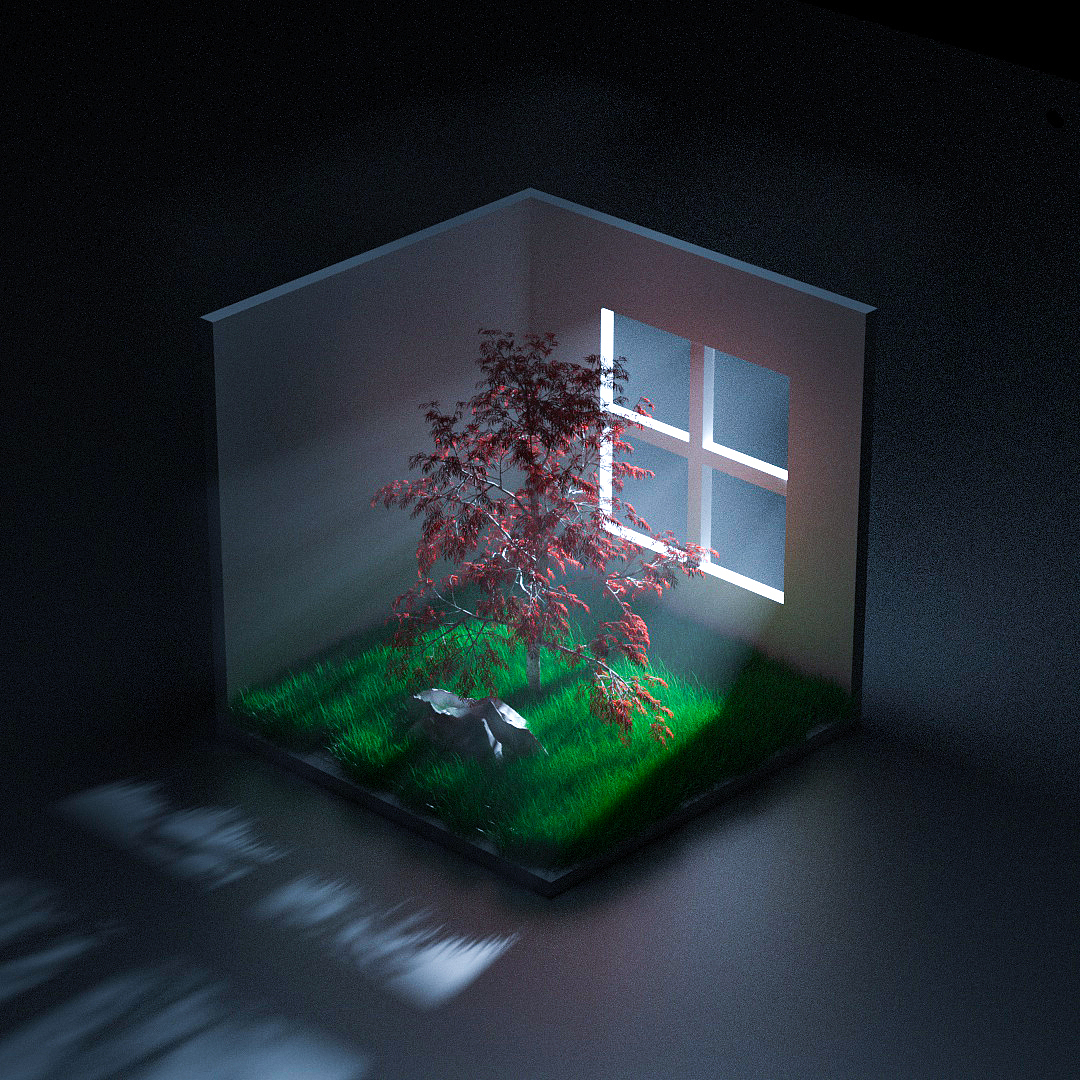 c4d体积光与化妆品建模练习（图ZMjUxNDY5NjQw） - 产品 - 站酷设计师失了智的瓜皮原创素材 - 站酷ZCOOL