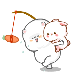 懒熊熊与兔蛮蛮（图ZMTIzMzAwMTA0） - 其他动漫 - 站酷设计师黄大大仙原创素材 - 站酷ZCOOL