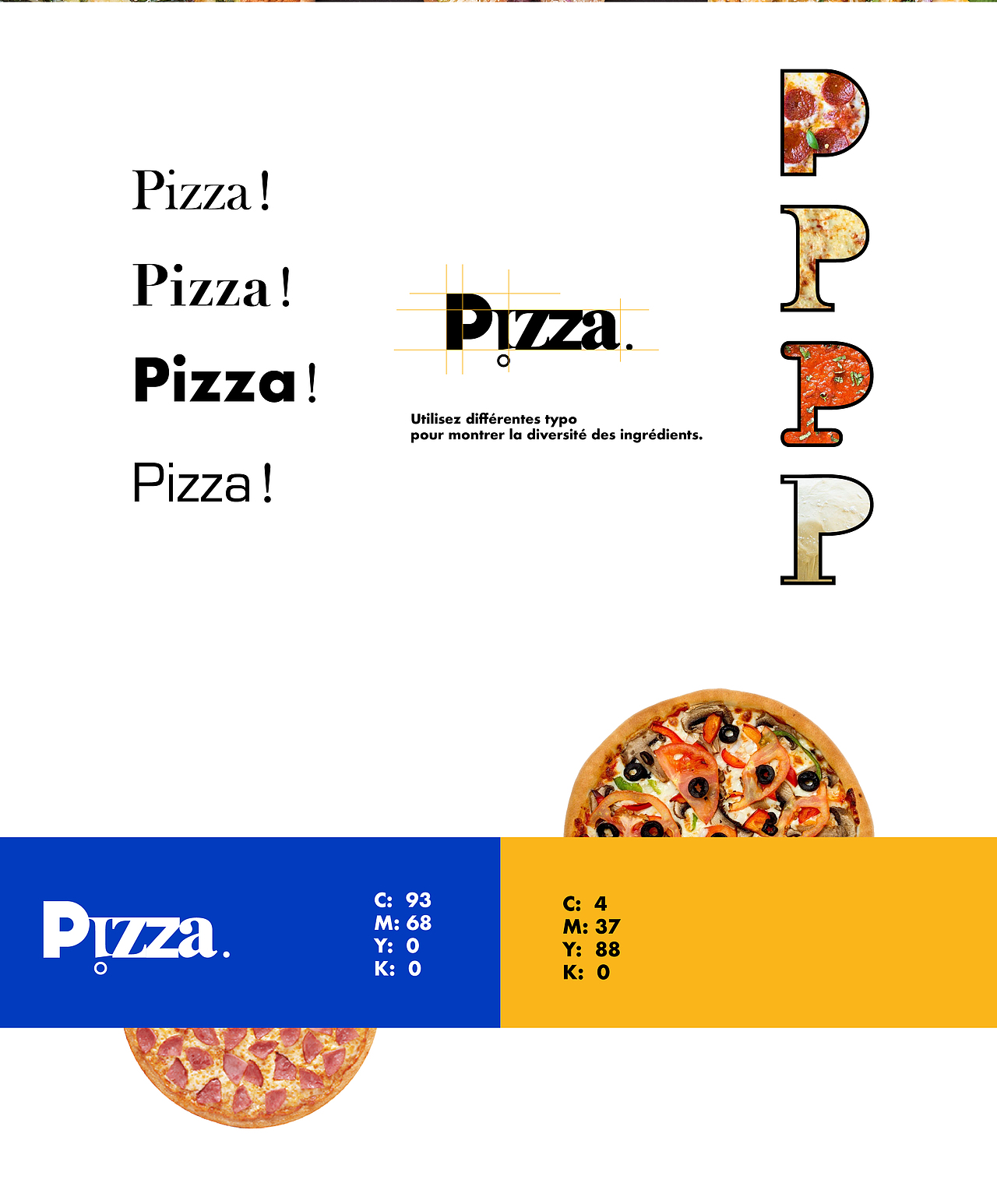 “ Pizza!” 披萨品牌视觉系统 Identité Visuelle（图ZMTcxMDg5MzUy） - 品牌 - 站酷设计师NKMDesign原创素材 - 站酷ZCOOL