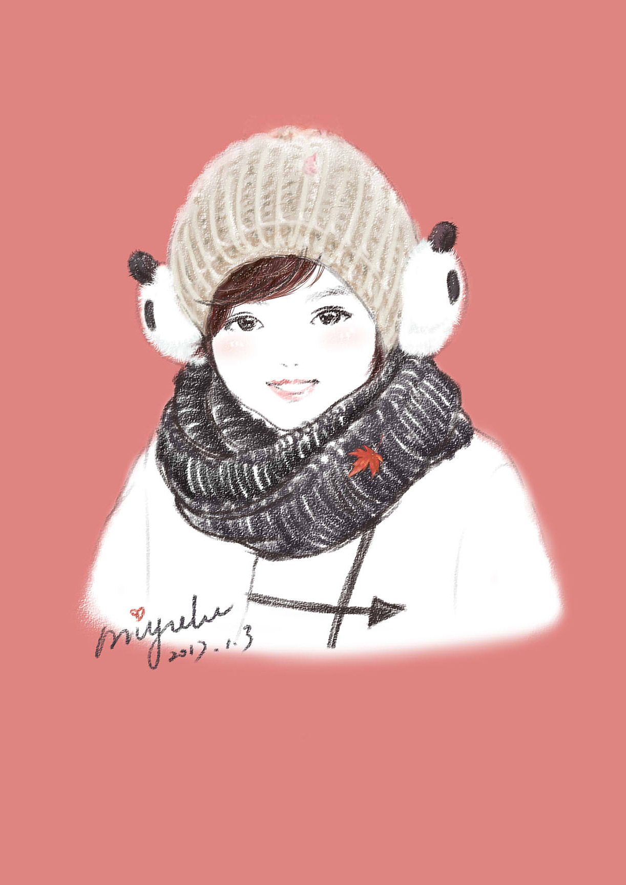 女生小像（图ZODgyMTYzNjg=） - 绘画 - 站酷设计师麦洛弥原创素材 - 站酷ZCOOL