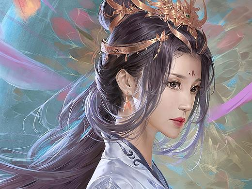 绘画作品—甄姬