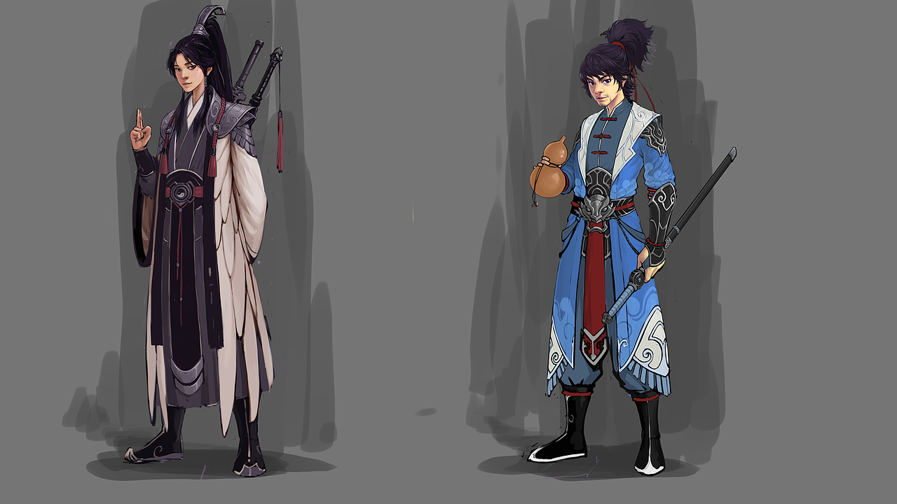 游戏角色原画（图ZMjA2NzQxMTYw） - 游戏原画 - 站酷设计师喵小白丶原创素材 - 站酷ZCOOL