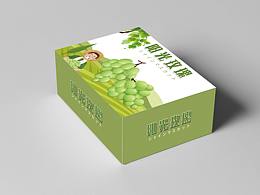 阳光玫瑰葡萄包装礼盒设计