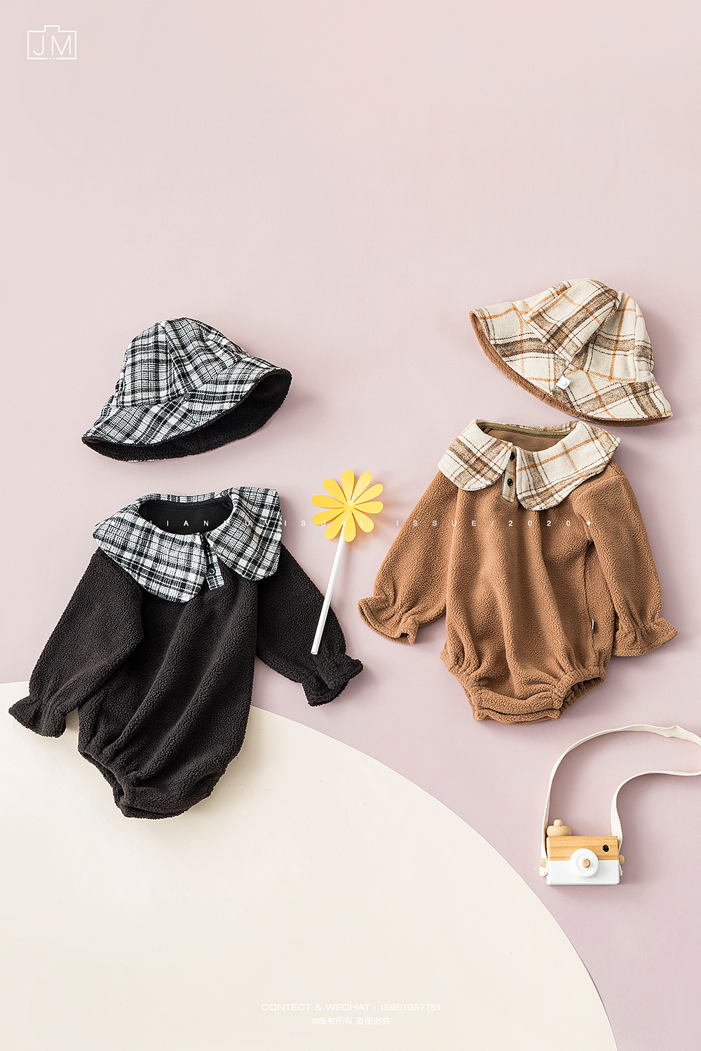 婴儿服饰 配件摄影 | 儿童衣服帽子围巾围脖静物拍摄