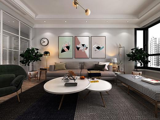 大连华润24城125㎡家装设计