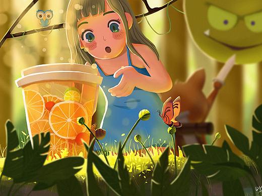 森林中唯一的水果茶,可不能被抢