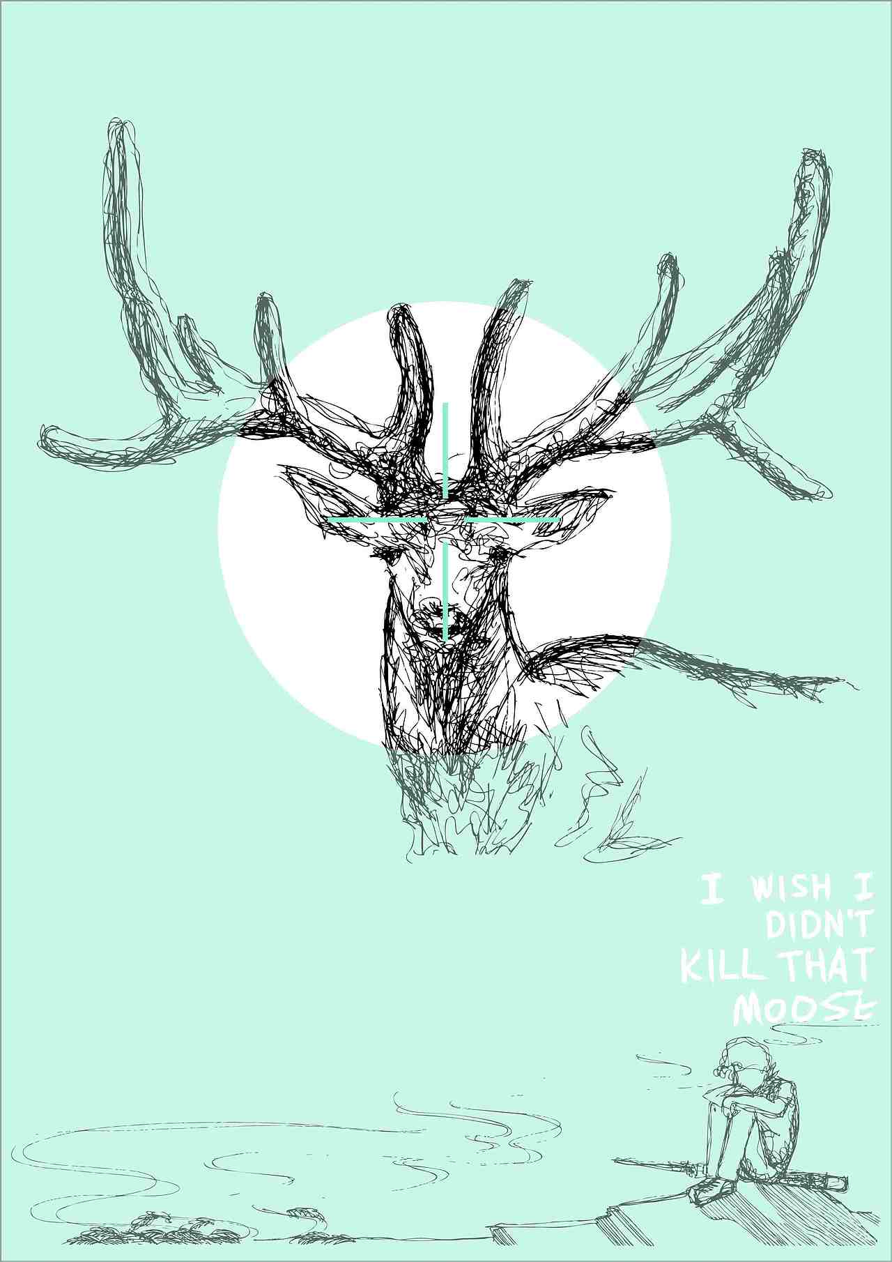 《Into the wild》观后画，真人真事，印象好深（图ZNzQ2MzY3Mg==） - 概念设定 - 站酷设计师黄钿原创素材 - 站酷ZCOOL